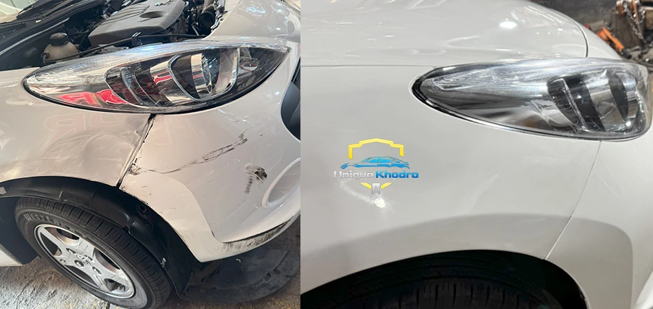 صافکاری گلگیر جلو و عقب 206